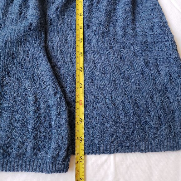 Eileen Fisher Baby Alpaca Open Front Knit Lightweight Cardigan - Picture 5 of 8